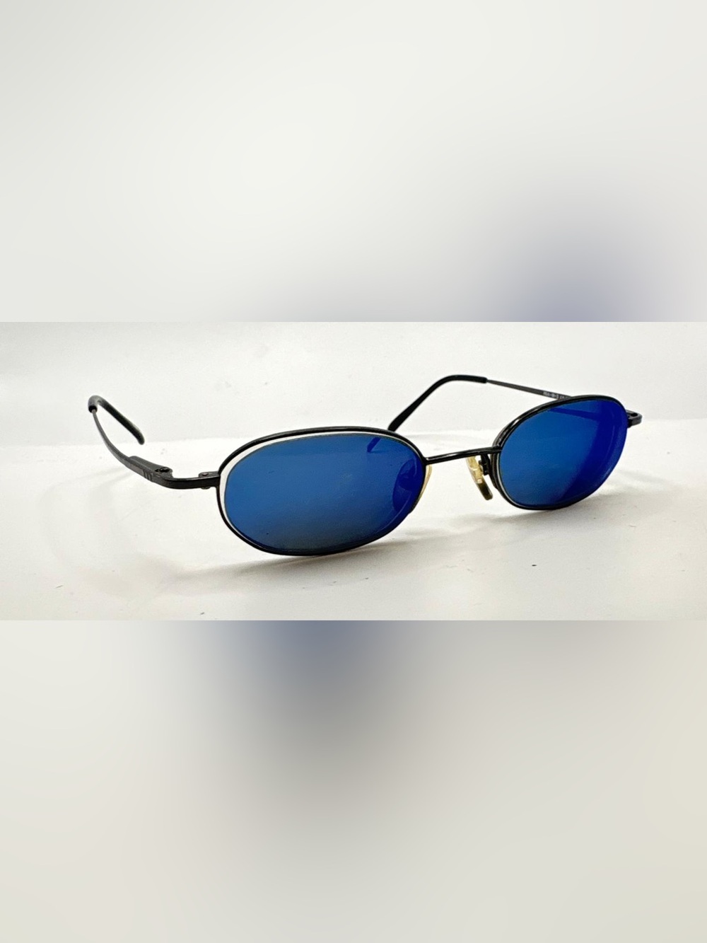 Perry Ellis PEA-18-3 Gunmetal Oval Metal Sunglasses Frames Only
